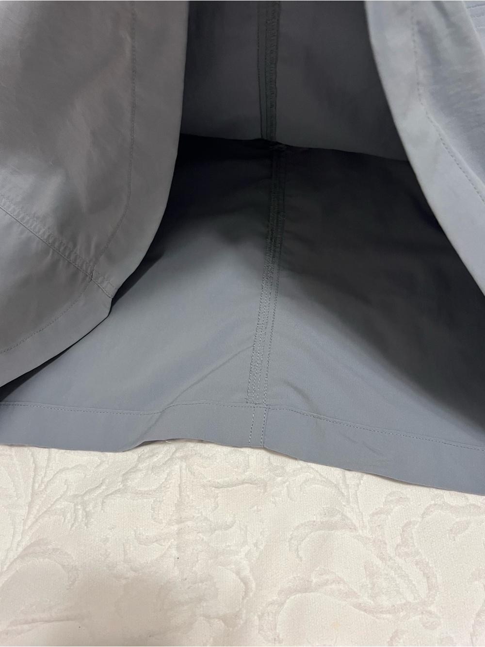 Patagonia Slate Gray/Green Outdoor Skirt with Drawstring and Pockets size 12 - Picture 11 of 13